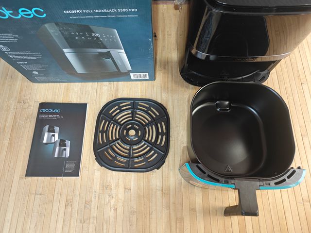 Cecotec Freidora sem Óleo de 5,5L Full InoxBlack