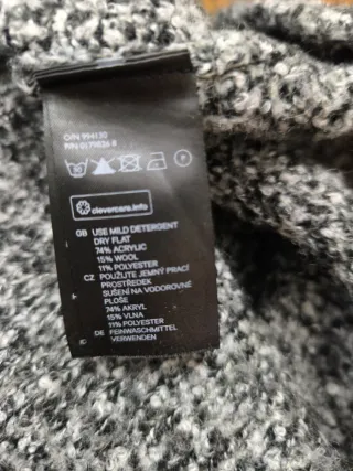 Cárdigan de punto con cremallera