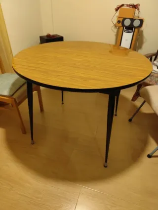 Mesa camilla 1m extensible, con cristal incluido