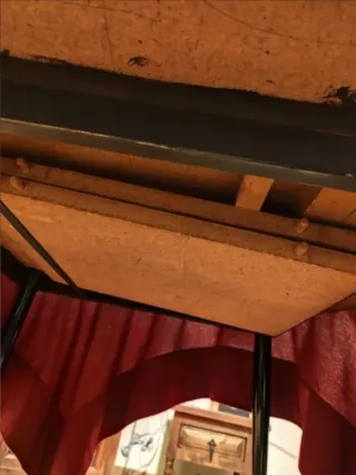 Mesa camilla 1m extensible, con cristal incluido