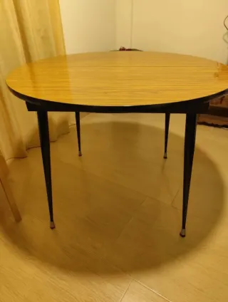 Mesa camilla 1m extensible, con cristal incluido