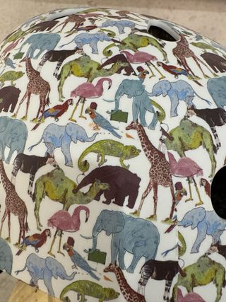 Bicicleta y casco niños Bandwood Liberty London