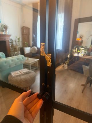 Puertas correderas cristal y metal