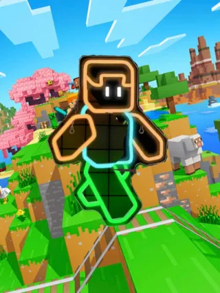 Lampada Neon Led "MINECRAFT"