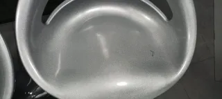 Taburetes altos plateado(3 unidades)