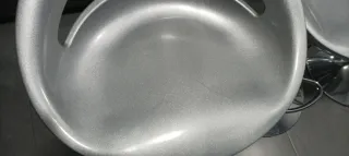 Taburetes altos plateado(3 unidades)