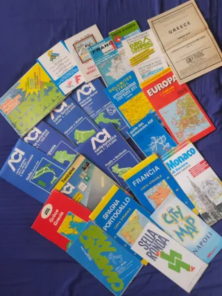 Carte stradali Italia/Europa vintage