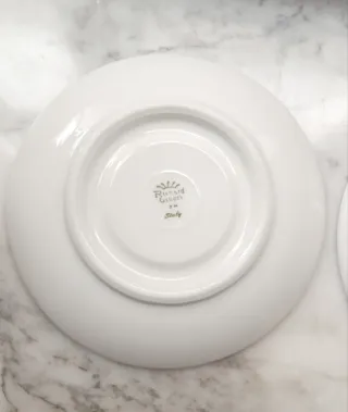 Coppia Tazze+piattini in ceramica Richard Ginori