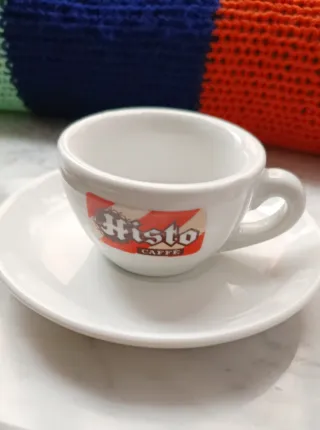 Coppia Tazze+piattini in ceramica Richard Ginori