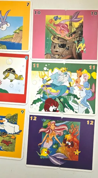 Juego de cartas La Sirenita