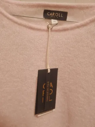 Jersey Caroll lana rosa mujer