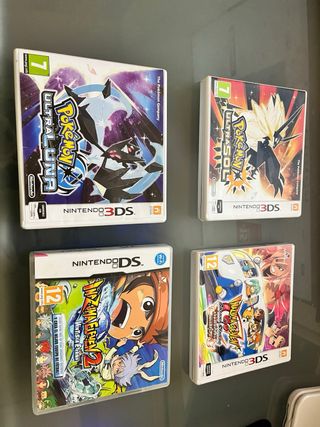 Nintendo 3DS XL Bianca + Caricatore + Giochi