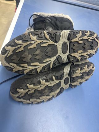 Botas Nieve Mujer Talla 38 Negras/Gris