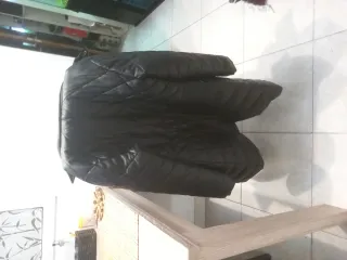 Abrigo invierno largo negro