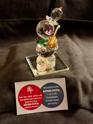 Figuritas de cristal Laci con instrumentos musical