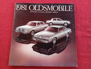 Depliant Brochure Oldsmobile 1981 originale