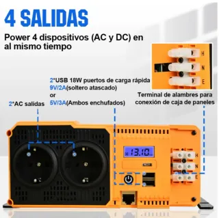 Inversor Onda Pura 2000W