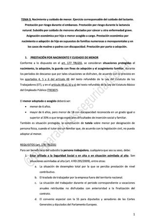 Oposición Seguridad Social Resúmenes y esquemas