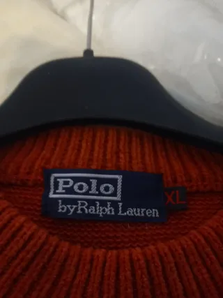 Jersey Ralph Lauren Hombre Talla XL Naranja