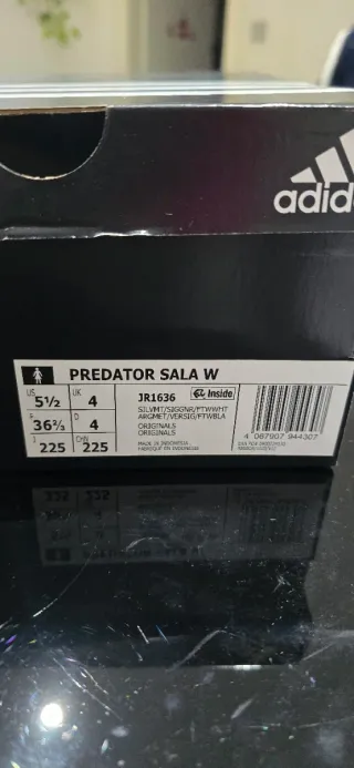 Adidas Predator Sala W Verde/Plata