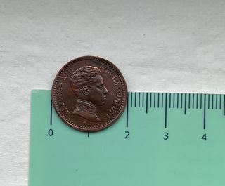 ºoO 2 céntimos Alfonso XIII 1904 - SMV - España