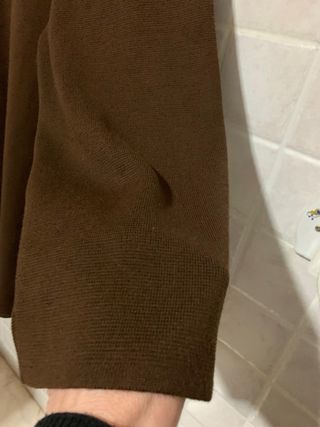 Cappotto/cardigan in maglia misto lana con zip