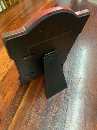 Portaretratos Vintage Rojo y Dorado