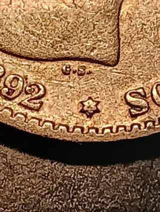 Moneda 50 céntimos Alfonso XIII 1892