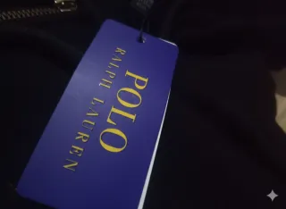 Sudadera Polo Ralph Lauren Negra Cremallera Capuch