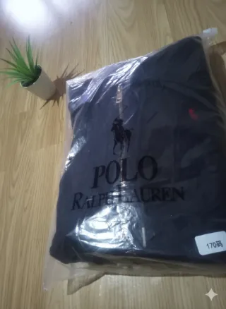 Sudadera Ralph Lauren Negra Cremallera Capucha Tal