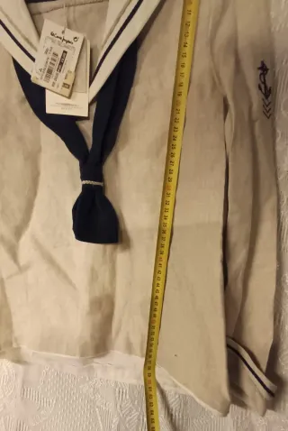 Camisa marinero Tizzas Talla 10 sin usar