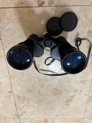 Prismáticos binoculares Vintage con Estuche