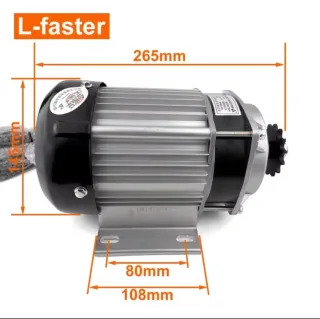 Motorreductor DC BM1418ZXF 48V 750W