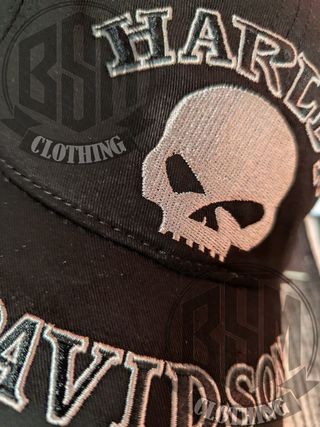 Cappellino Harley Davidson Teschio Nero