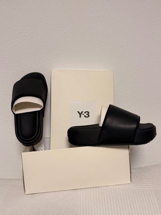 Sandalias Y-3 Piel Negra Nuevas