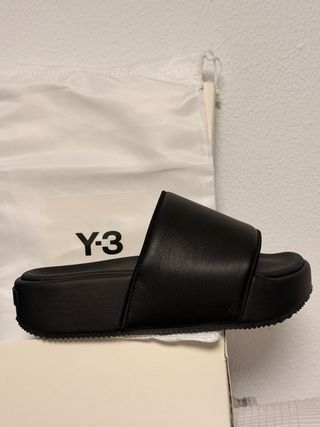 Sandalias Y-3 Piel Negra Nuevas