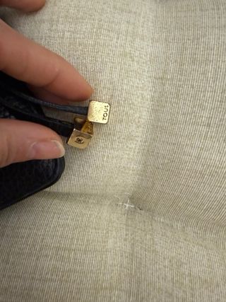 Cartera piel Tous Negra y Dorada