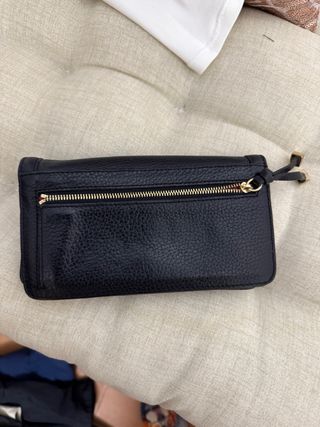 Cartera piel Tous Negra y Dorada