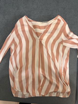 Camisa Stradivarius Rayas Talla M