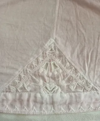 Vestido o chaleco largo de verano rosa pálido T-L