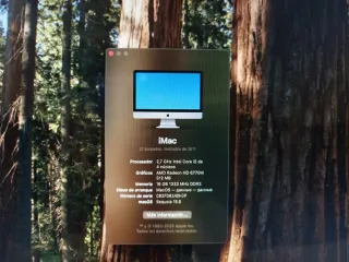 iMac 27" 2.7GHz i5 16GB RAM 1TB SSD, año 2011.