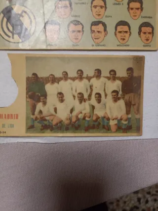 Cromos antiguos Real Madrid Batanga
