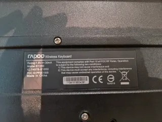 Teclado Inalámbrico Rapoo Negro