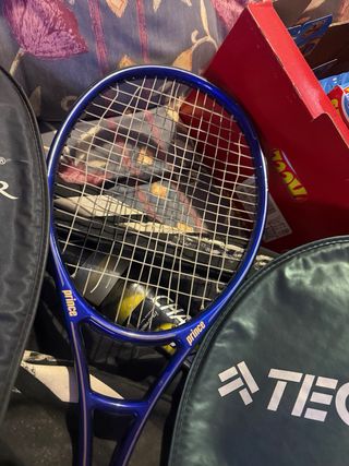 Conjunto 4 raquetas tenis Dunlop, Slazenger