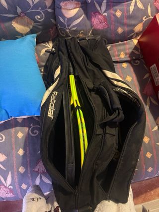 Conjunto 4 raquetas tenis Dunlop, Slazenger