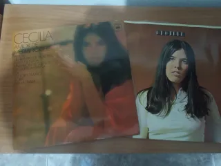 2 Vinilos Cecilia Amor de Medianoche