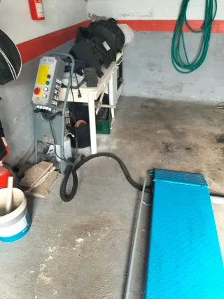 Elevador tijera para taller