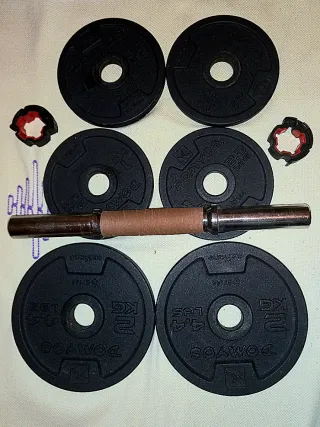 Mancuernas Domyos 10kg Kit Body Building