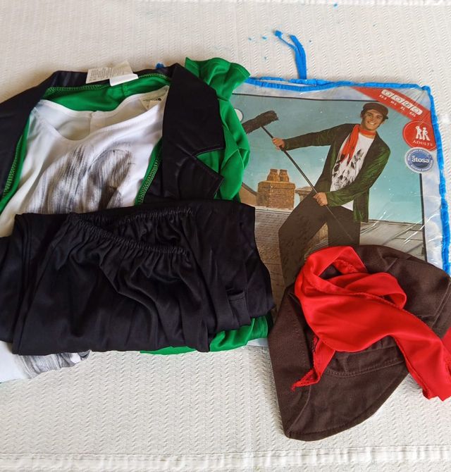 Disfraz de Deshollinador Adulto Talla XL Nuevo