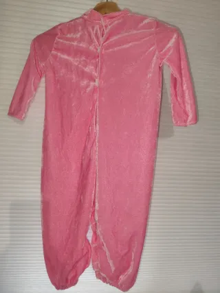 Disfraz rosa terciopelo